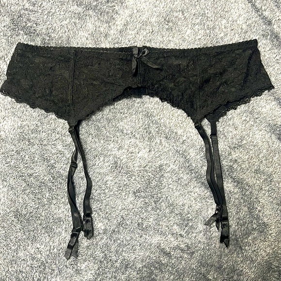 Dreamgirl Black Lace Stretch Garter Belt Plus Size O/S Queen - Picture 5 of 11